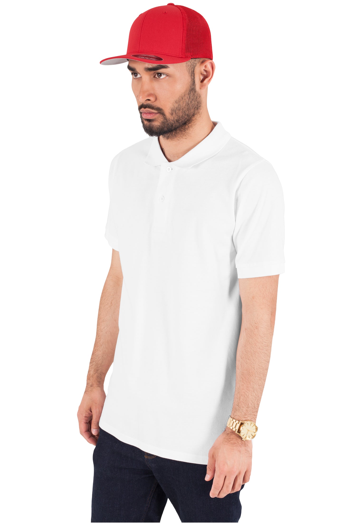 Mesh Cotton Twill Trucker Cap - ShirtStore