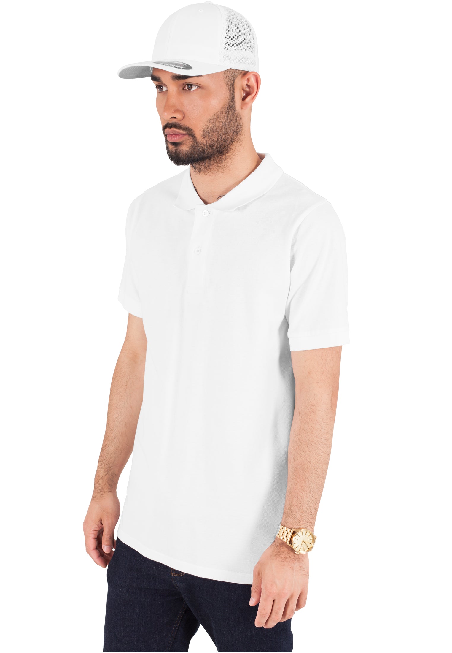 Mesh Cotton Twill Trucker Cap - ShirtStore
