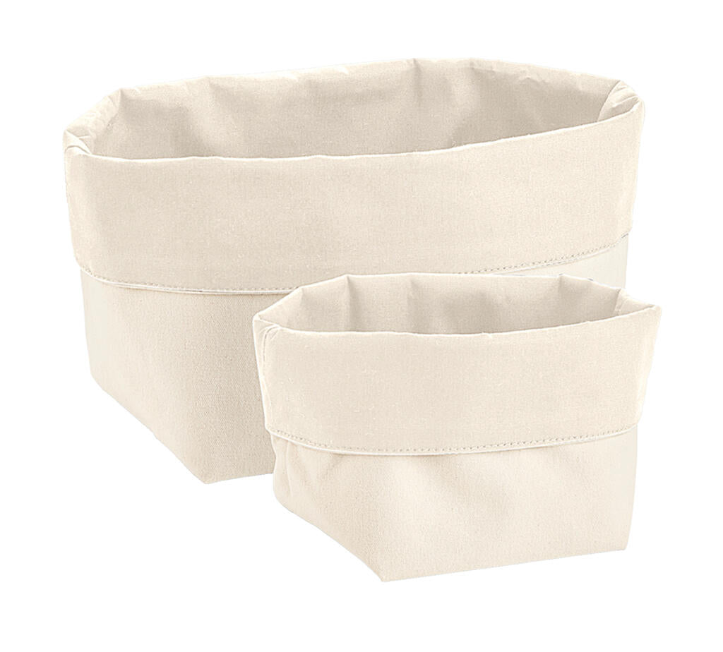 Reversible Canvas Organiser in Farbe Natural