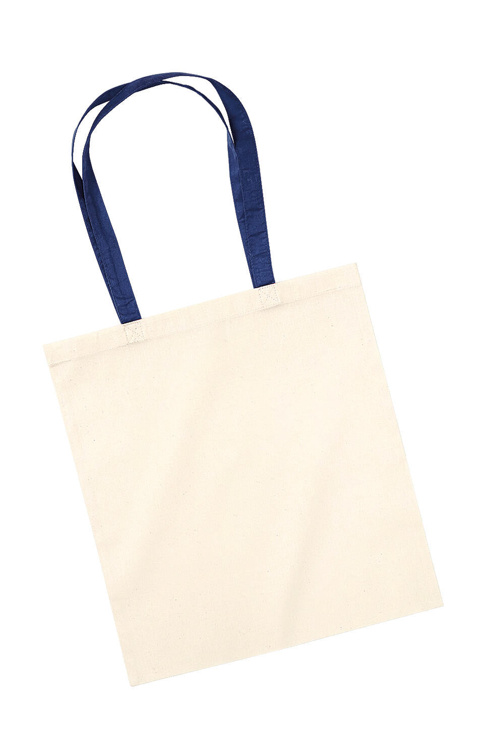 Bag for Life - Contrast Handles in Farbe Natural/French Navy