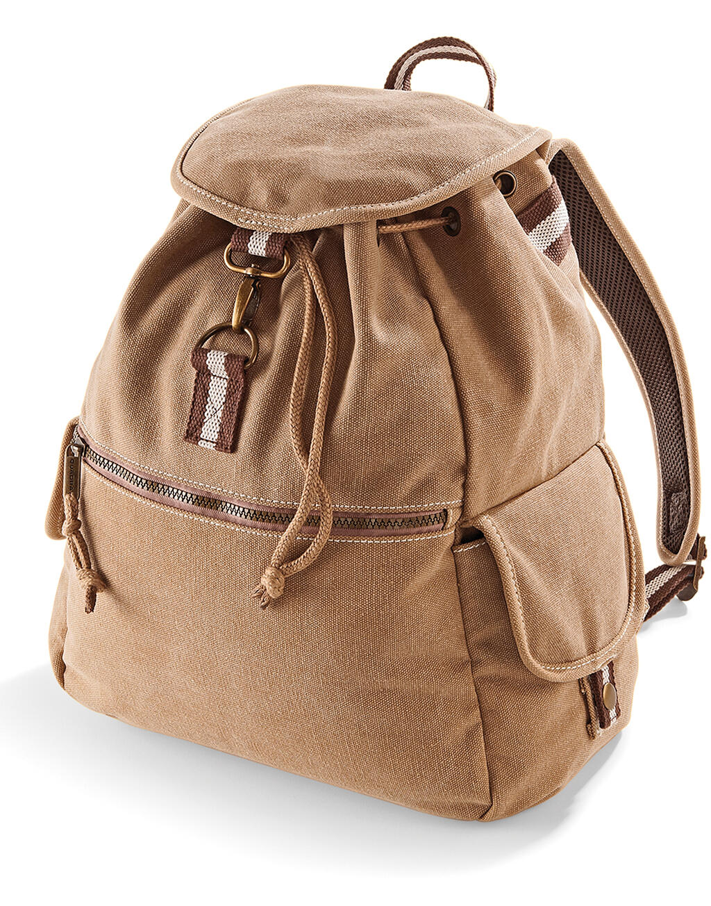 Vintage Canvas Backpack in Farbe Vintage Black