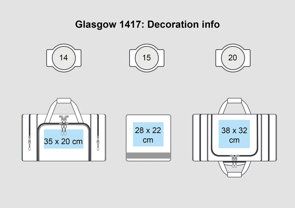 Glasgow Jumbo Kit Holdalll in Farbe Black