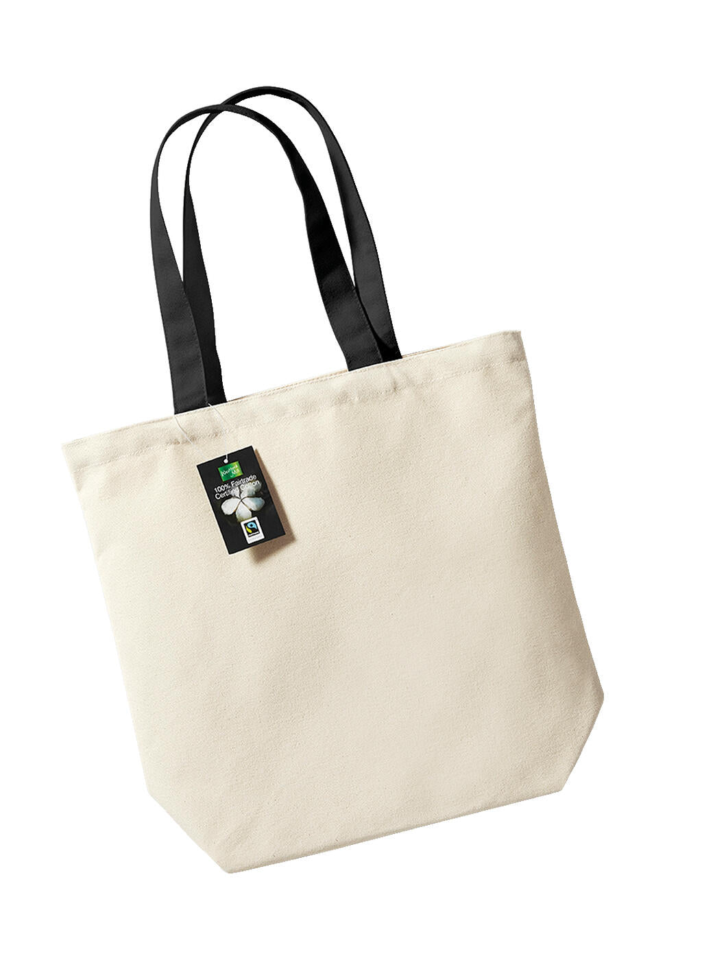 Fairtrade Camden Shopper in Farbe Natural/Black