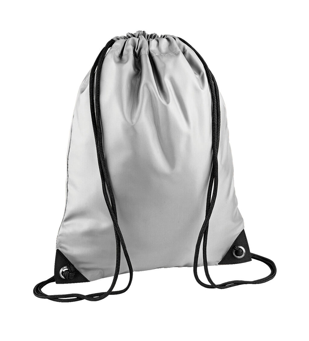 Premium Gymsac in Farbe Silver
