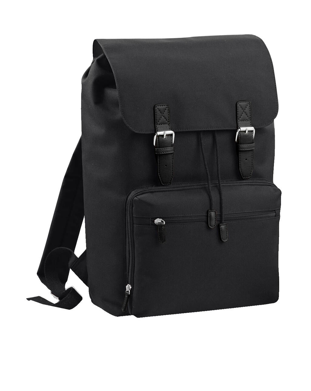 Vintage Laptop Backpack in Farbe Black/Black