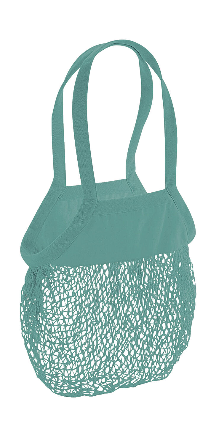 Organic Cotton Mesh Grocery Bag in Farbe Sage Green