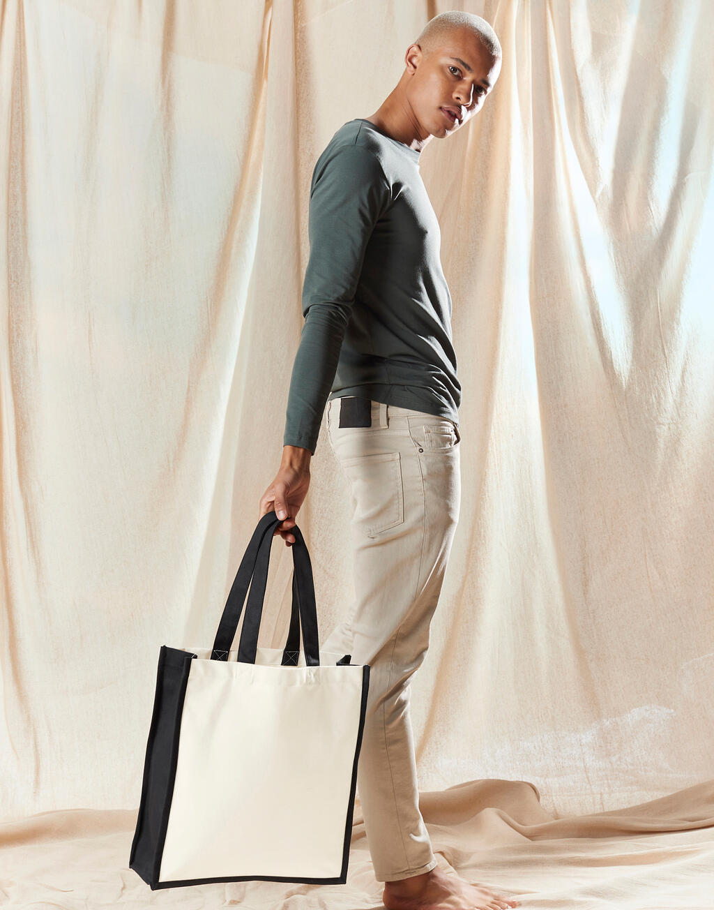 Gallery Canvas Tote in Farbe Natural
