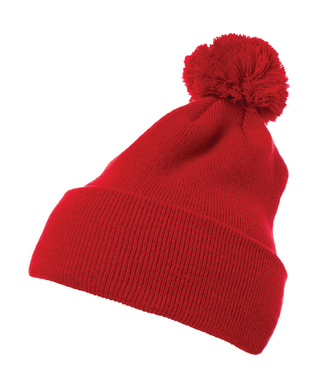 Cuffed Pom Pom Knit Beanie - ShirtStore