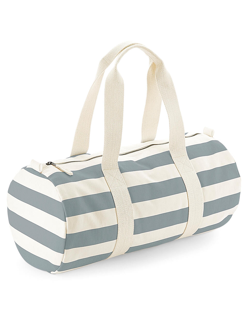 Nautical Barrel Bag in Farbe Natural/Navy