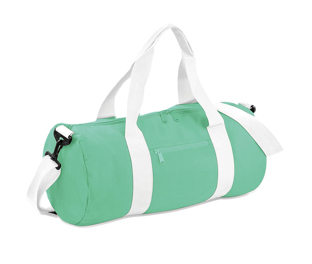 Original Barrel Bag in Farbe Mint Green/White