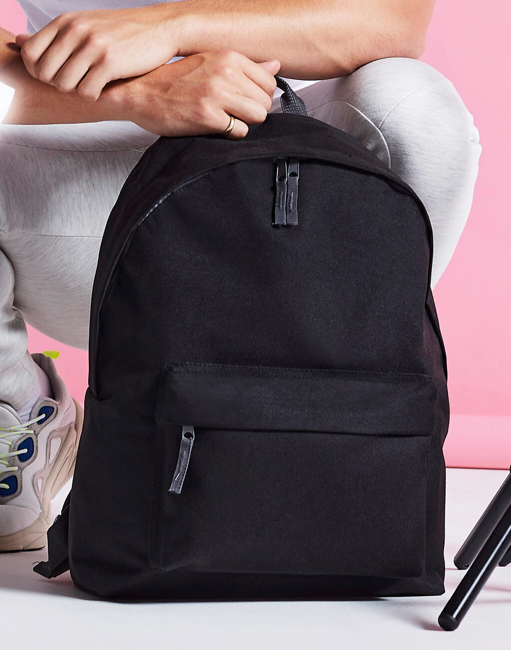 Maxi Fashion Backpack in Farbe Black