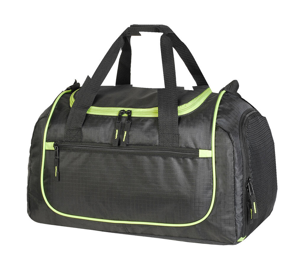 Piraeus Sports Holdall in Farbe Black/Lime Green