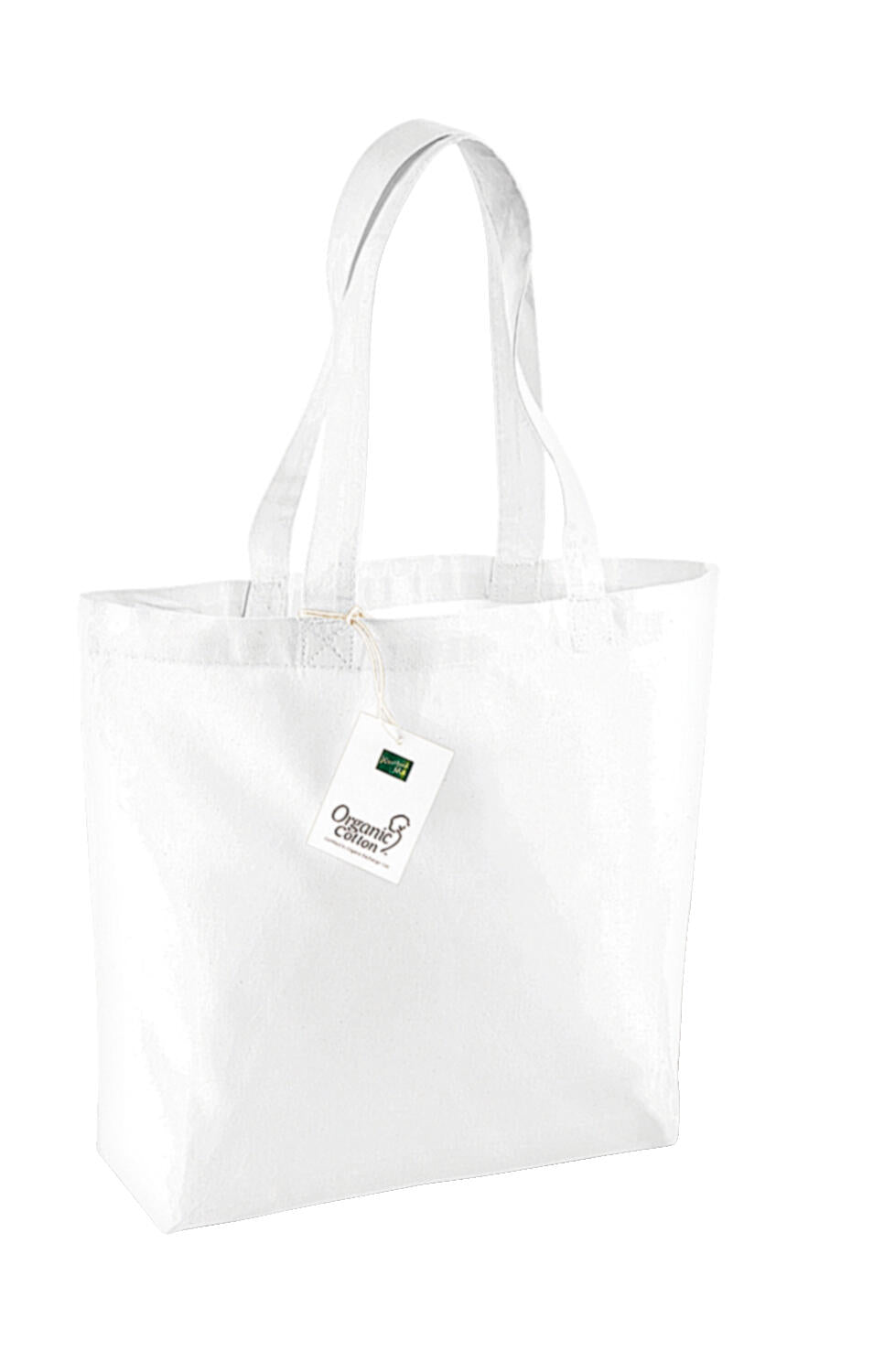 Organic Cotton Shopper in Farbe White