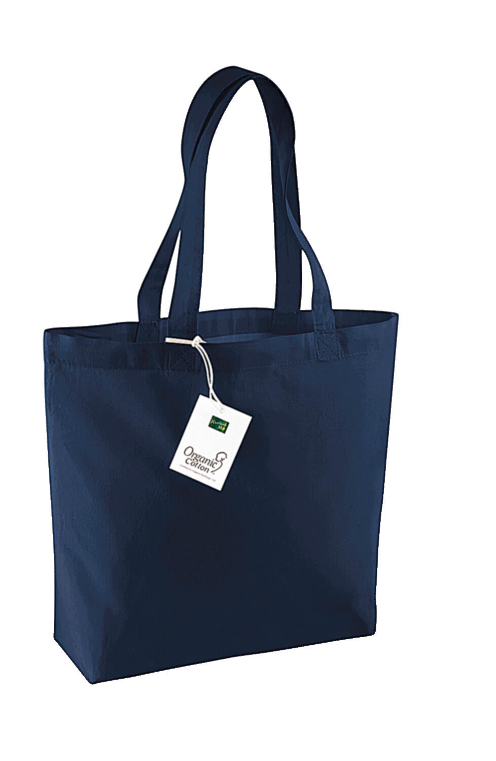 Organic Cotton Shopper in Farbe Navy