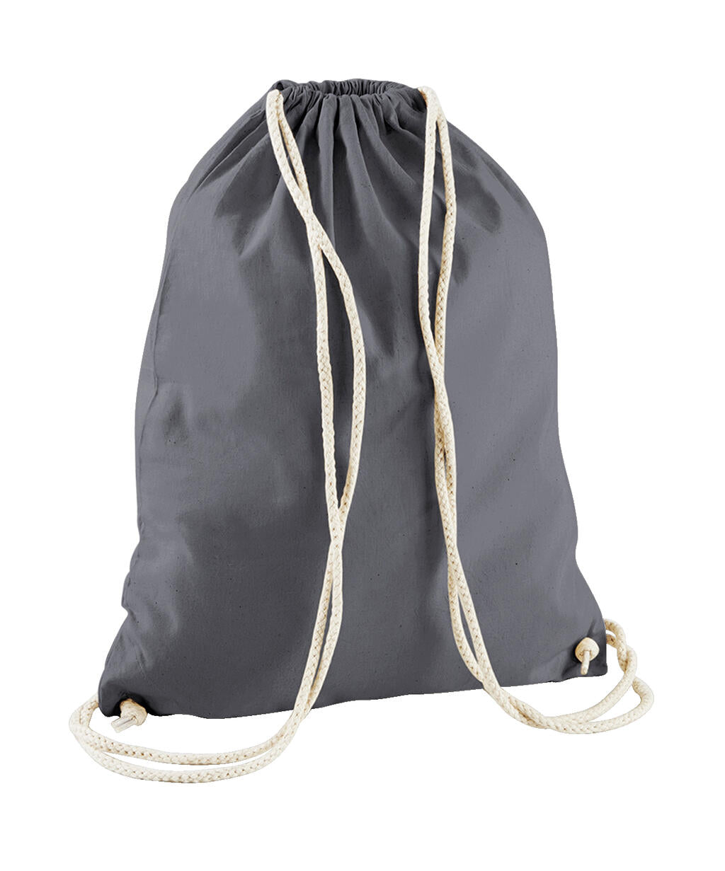 Cotton Gymsac in Farbe Graphite