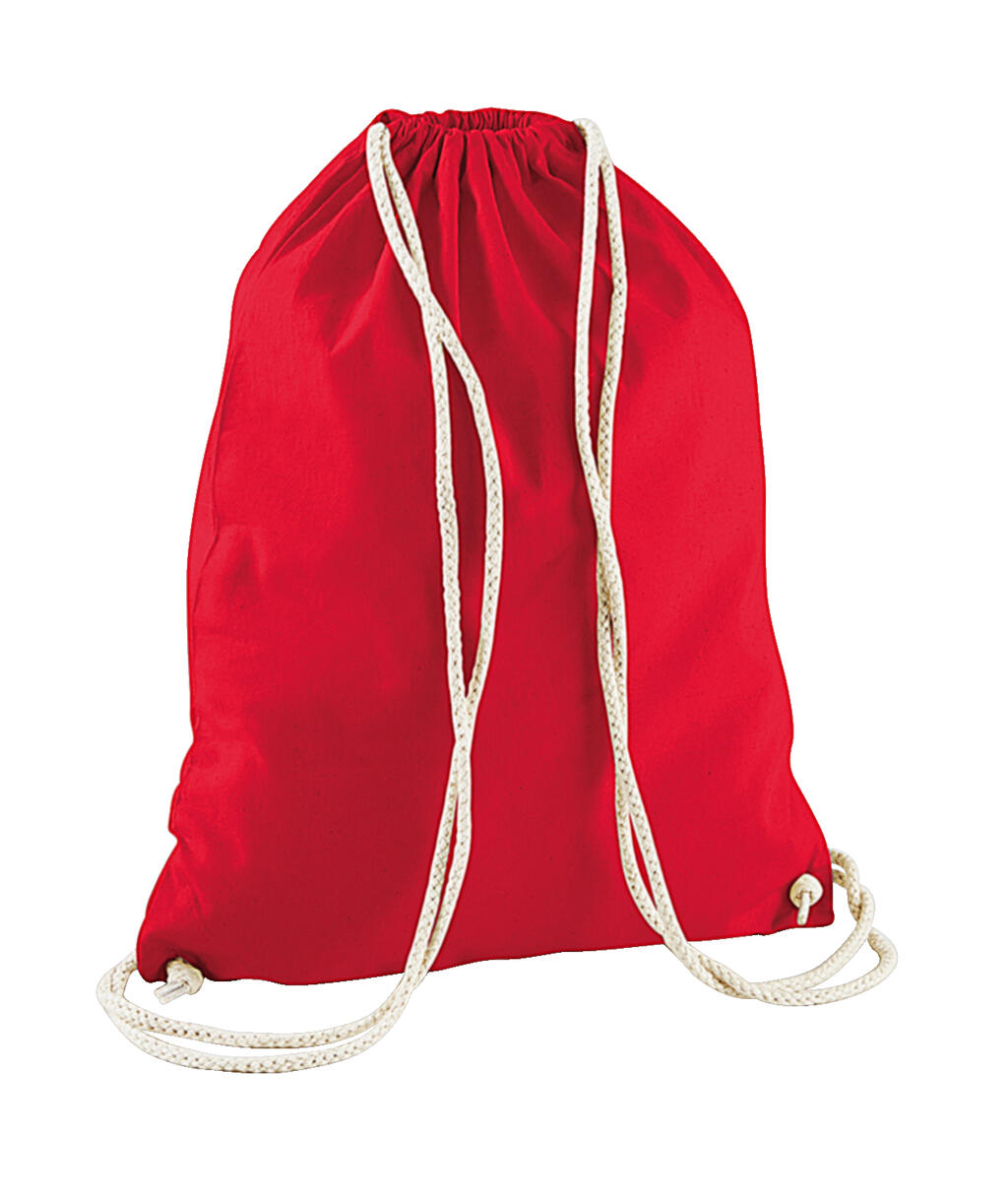 Cotton Gymsac in Farbe Classic Red