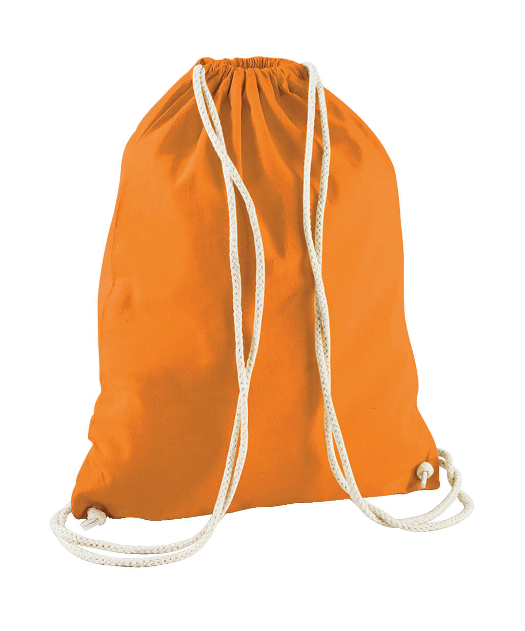 Cotton Gymsac in Farbe Orange