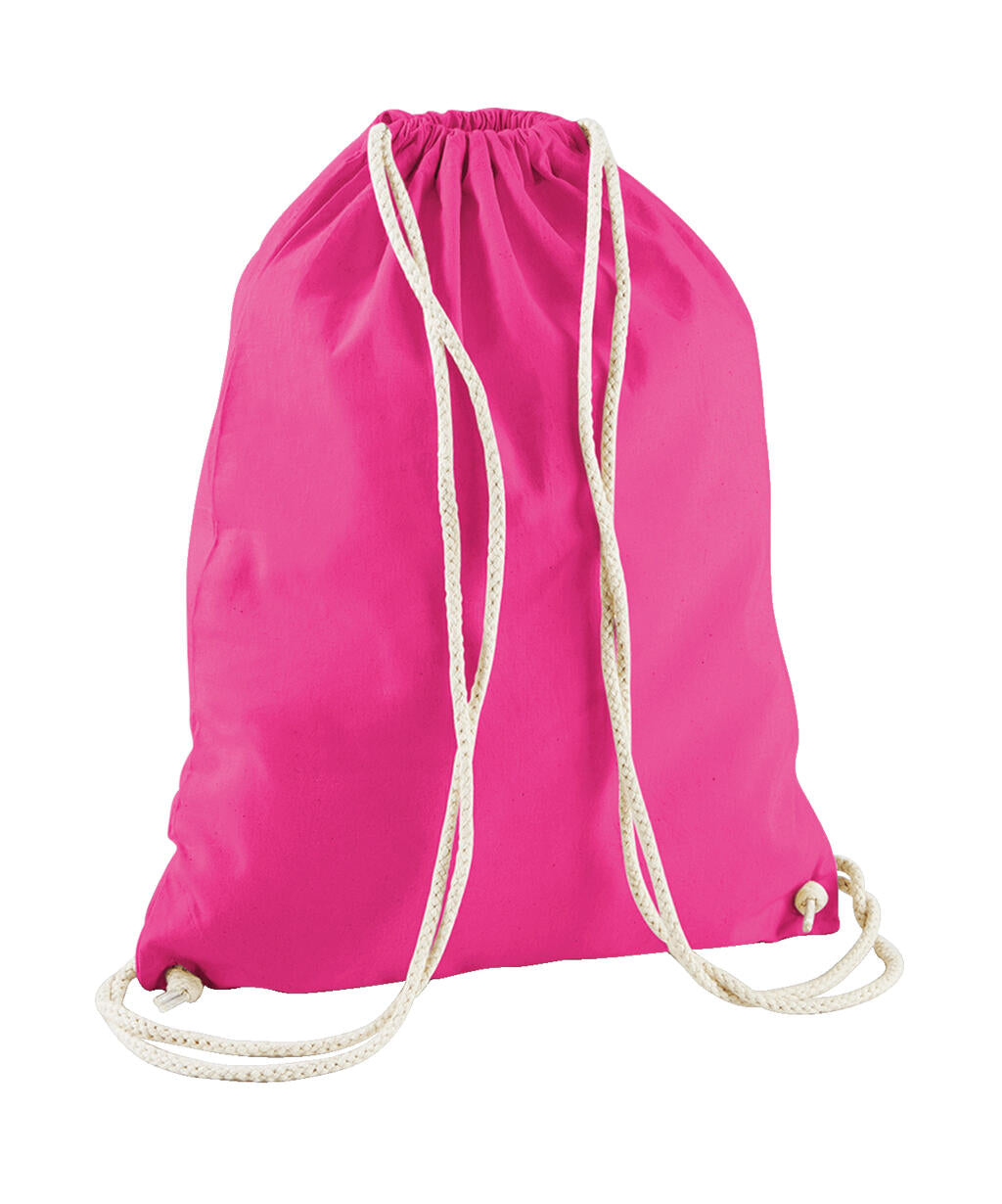 Cotton Gymsac in Farbe Fuchsia