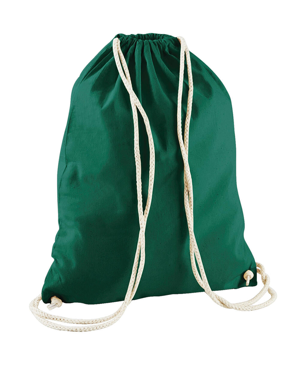 Cotton Gymsac in Farbe Bottle Green