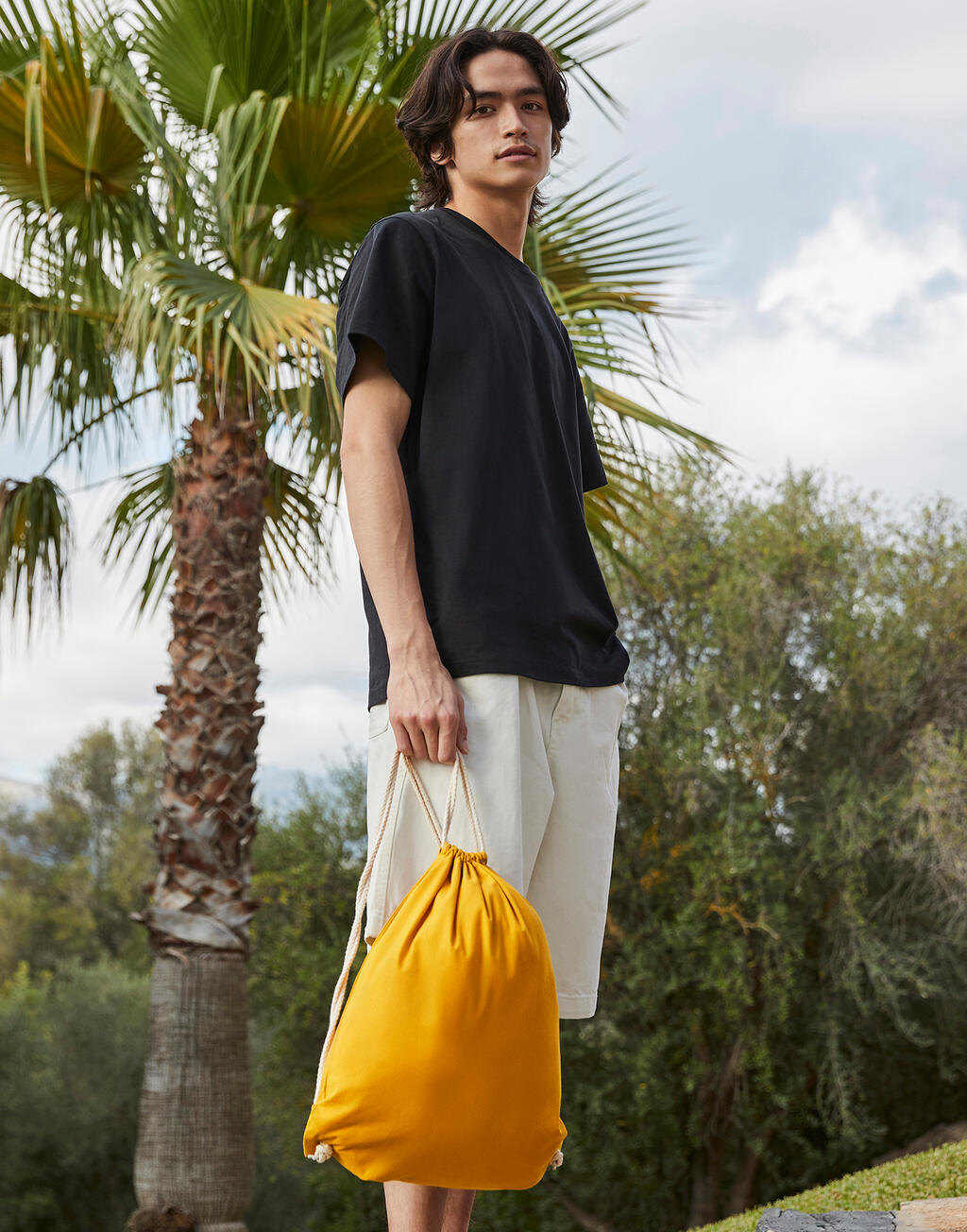 Cotton Gymsac in Farbe White