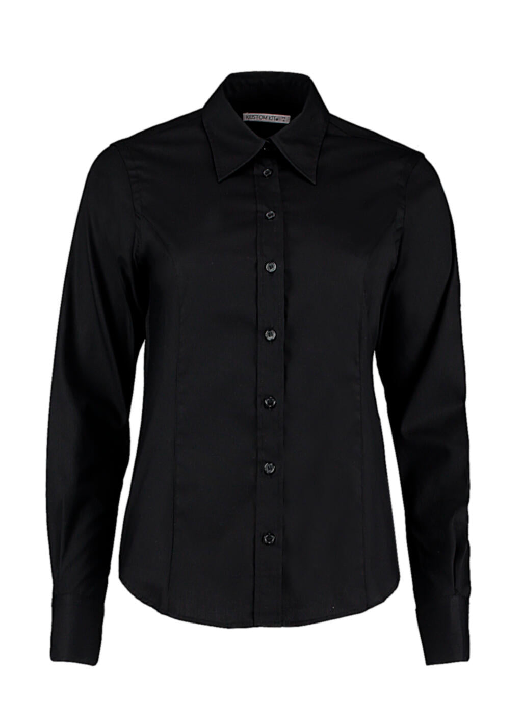 Women's Tailored Fit Premium Oxford Shirt in Farbe Black