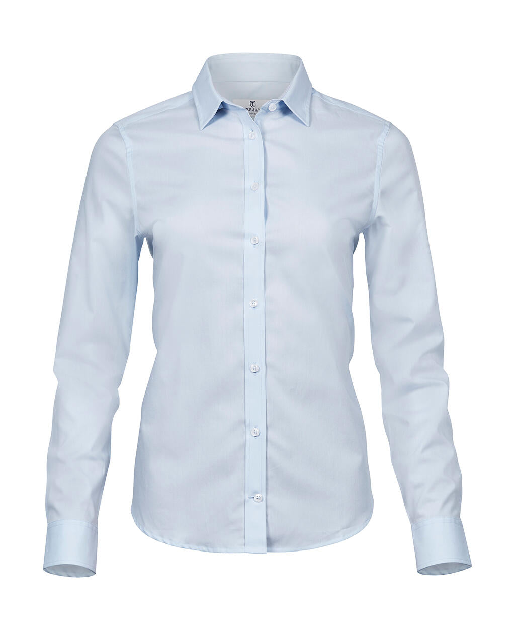 Ladies' Stretch Luxury Shirt in Farbe Light Blue