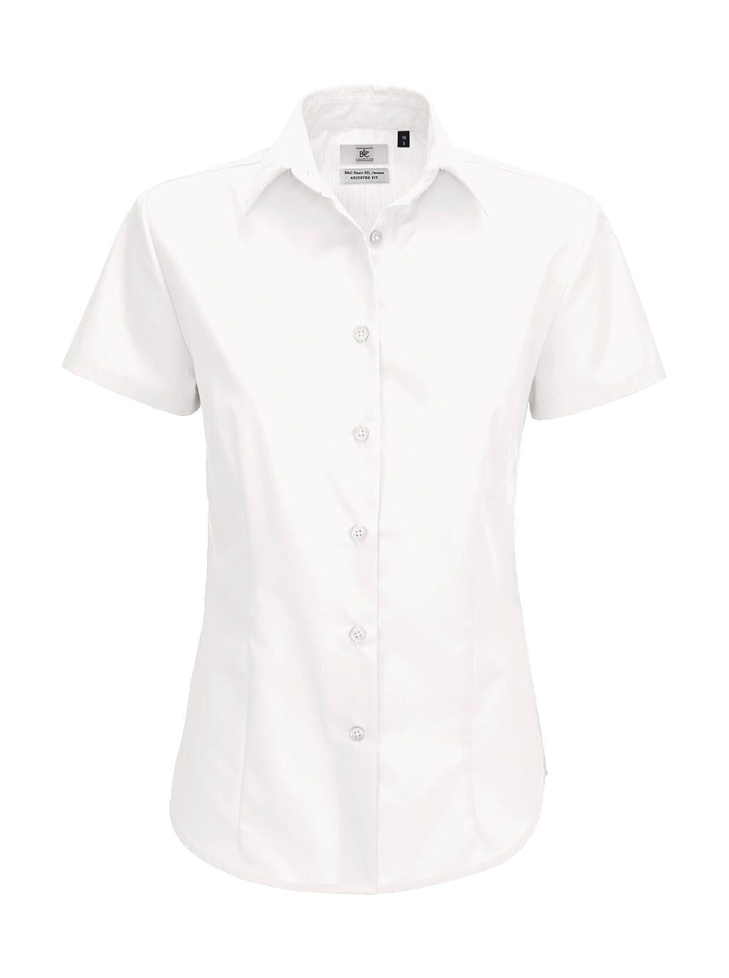 Smart SSL/women Poplin Shirt in Farbe White