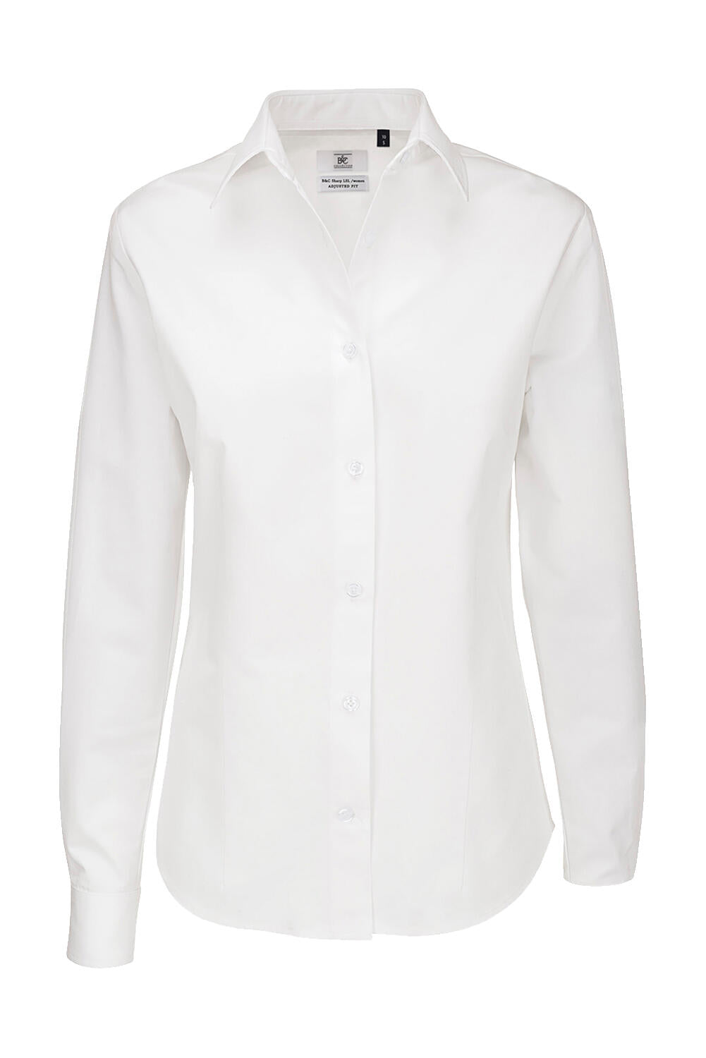 Sharp LSL/women Twill Shirt in Farbe White