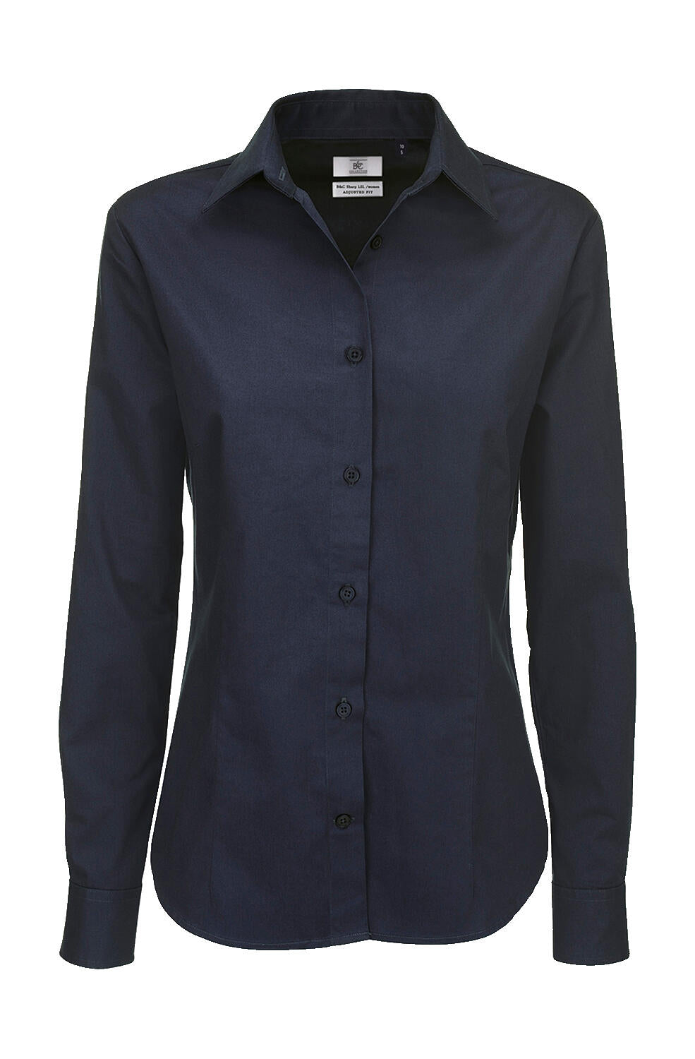Sharp LSL/women Twill Shirt in Farbe Navy