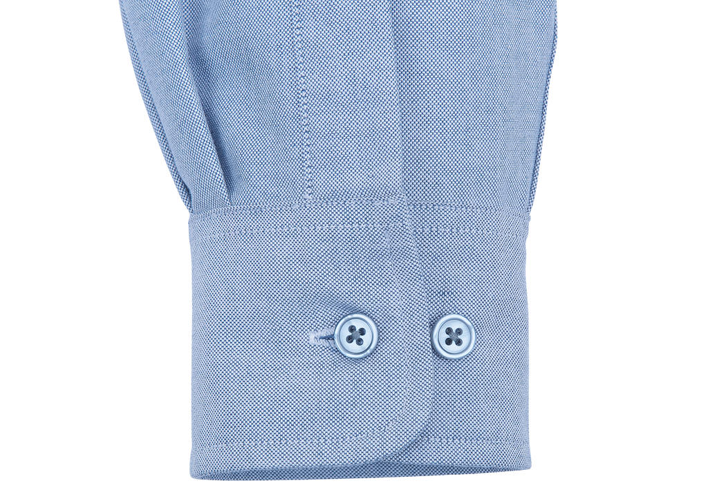 Oxford LSL/men Shirt in Farbe White