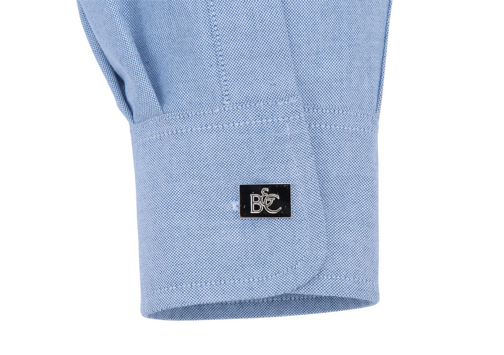 Oxford LSL/men Shirt in Farbe White