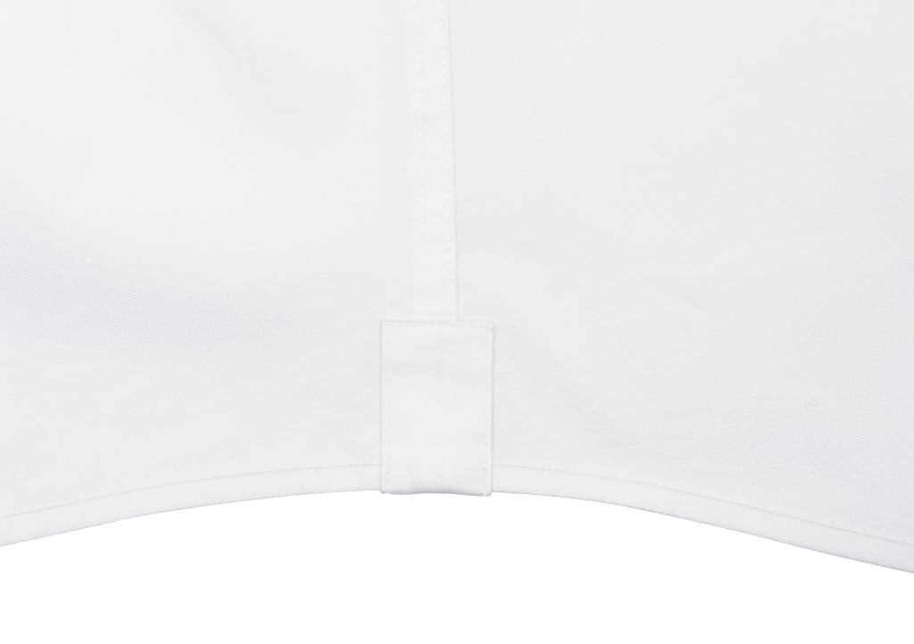 Black Tie SSL/men Poplin Shirt in Farbe White