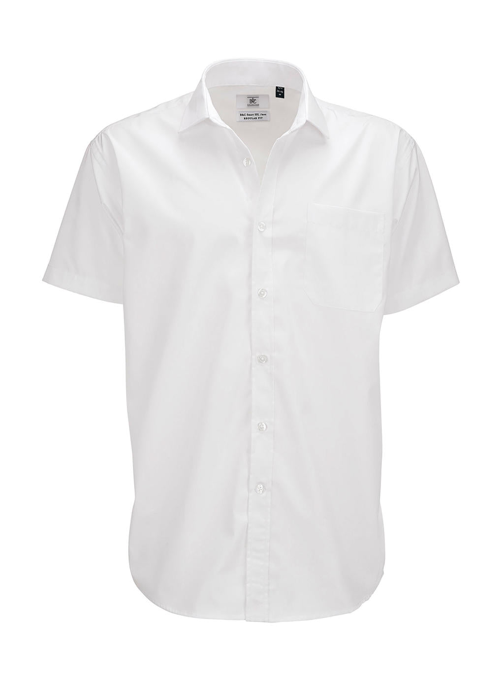 Smart SSL/men Poplin Shirt in Farbe White