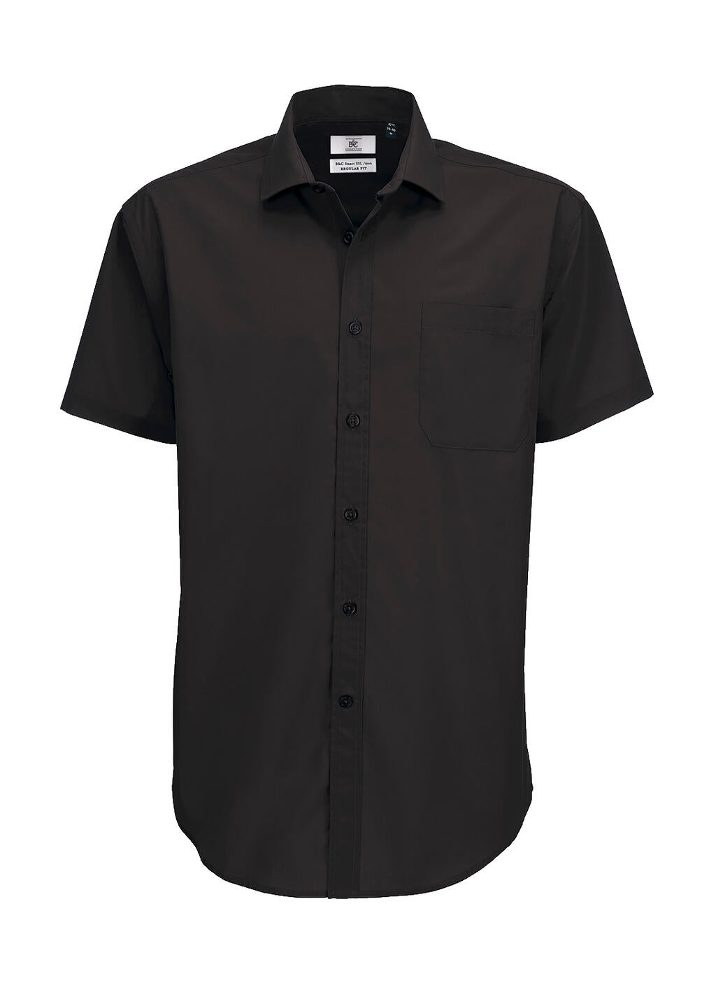 Smart SSL/men Poplin Shirt in Farbe Black