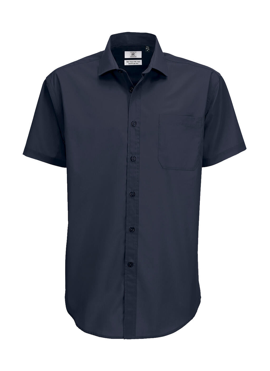 Smart SSL/men Poplin Shirt in Farbe Navy