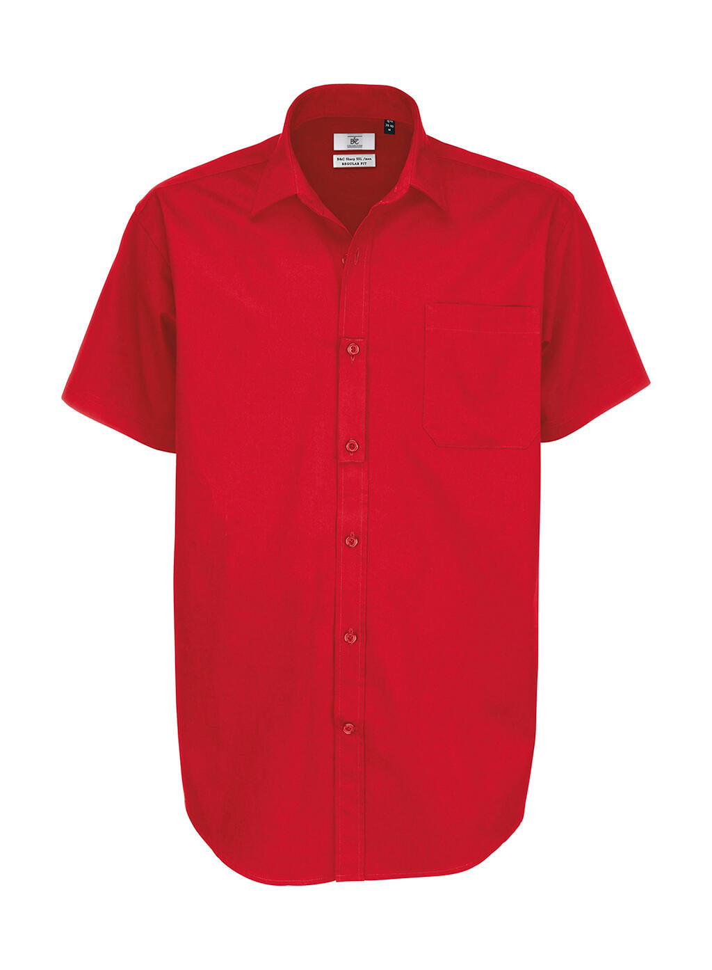 Sharp SSL/men Twill Shirt in Farbe Deep Red