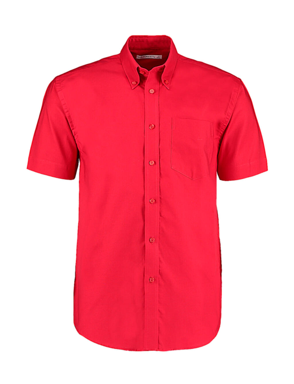Classic Fit Workwear Oxford Shirt SSL in Farbe Red