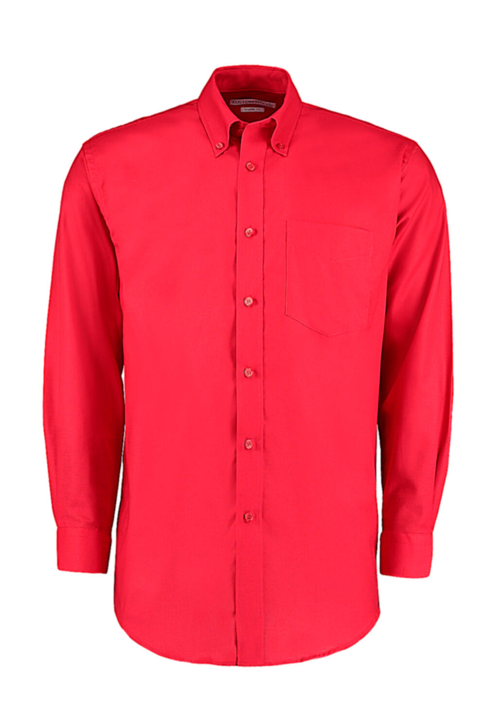 Classic Fit Workwear Oxford Shirt in Farbe Red