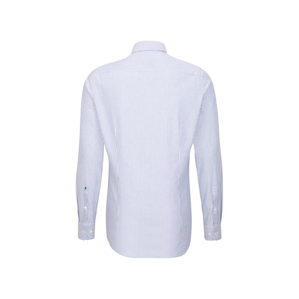 Seidensticker Slim Fit 1/1 Business Button Down in Farbe Oxford Light Blue