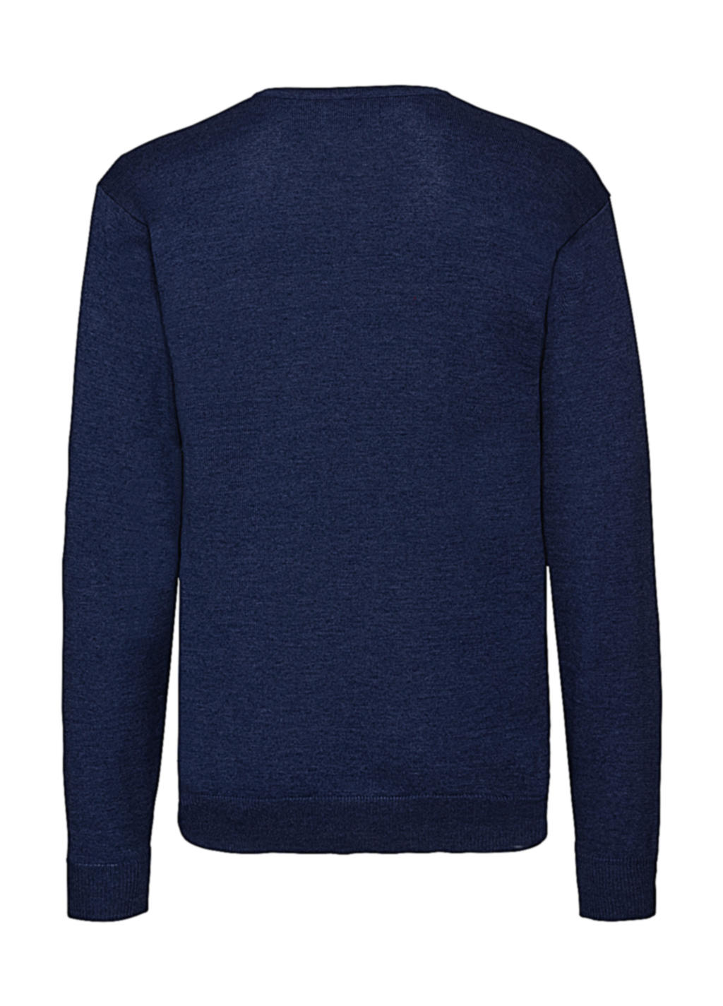 Men's V-Neck Knitted Pullover in Farbe Black