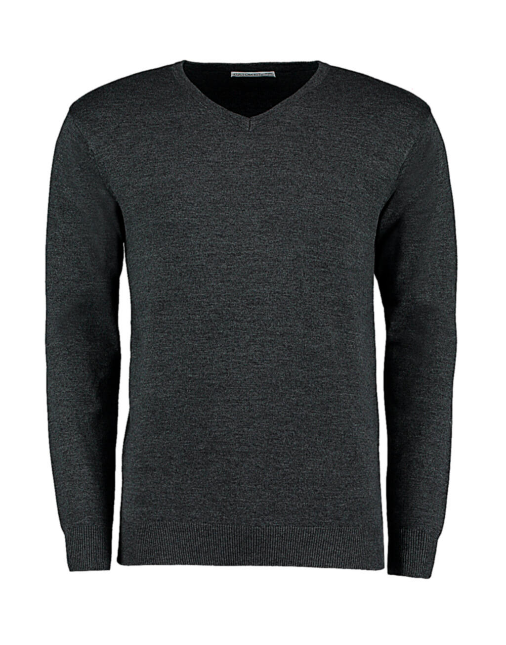 Classic Fit Arundel V Neck Sweater in Farbe Graphite