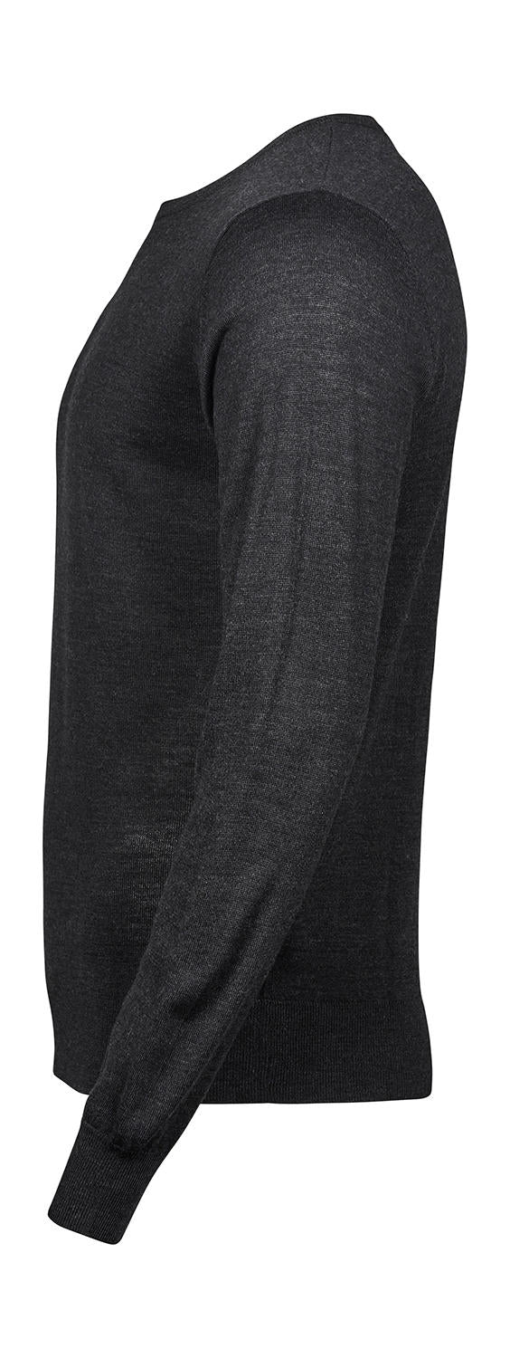 Men's Crew Neck Sweater in Farbe Black
