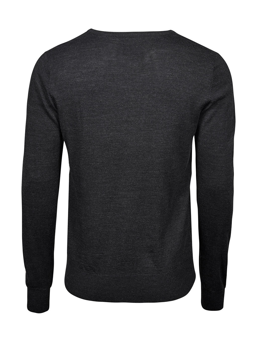 Men's V-Neck Sweater in Farbe Black