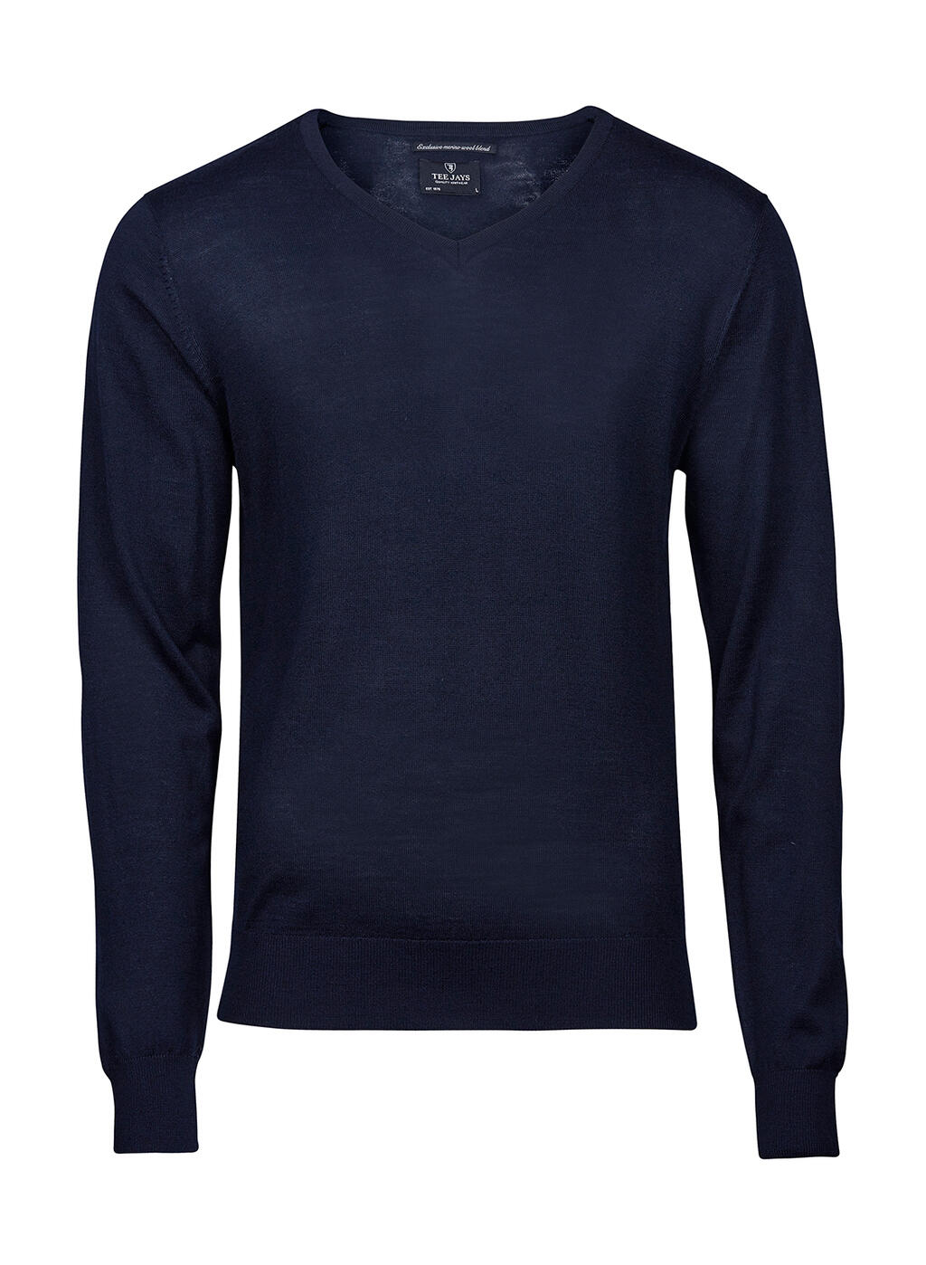 Men's V-Neck Sweater in Farbe Navy
