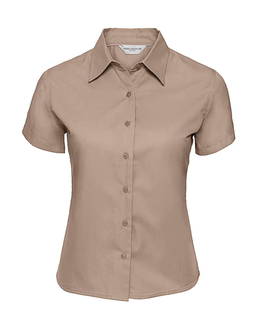 Ladies' Classic Twill Shirt in Farbe Khaki