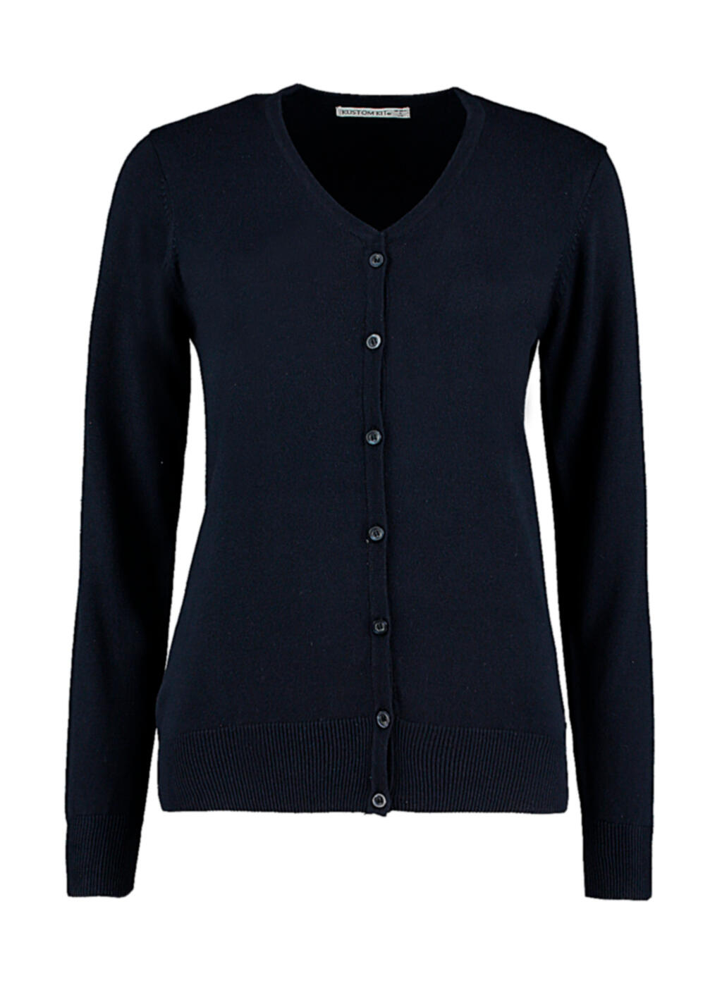 Women's Classic Fit Arundel V Neck Cardigan in Farbe Navy