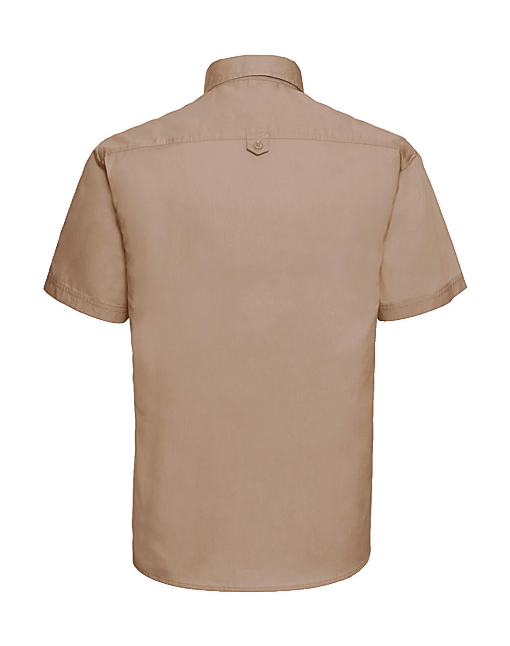 Short Sleeve Classic Twill Shirt in Farbe White