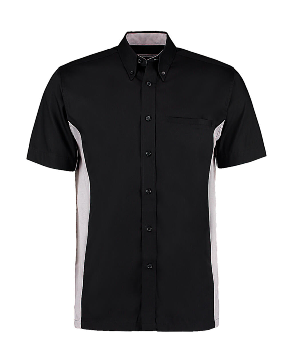 Classic Fit Sportsman Shirt SSL in Farbe Black/Silver/White
