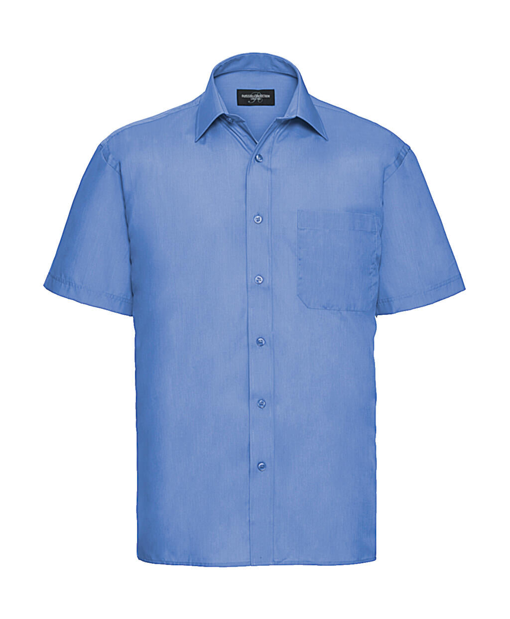 Poplin Shirt in Farbe Corporate Blue