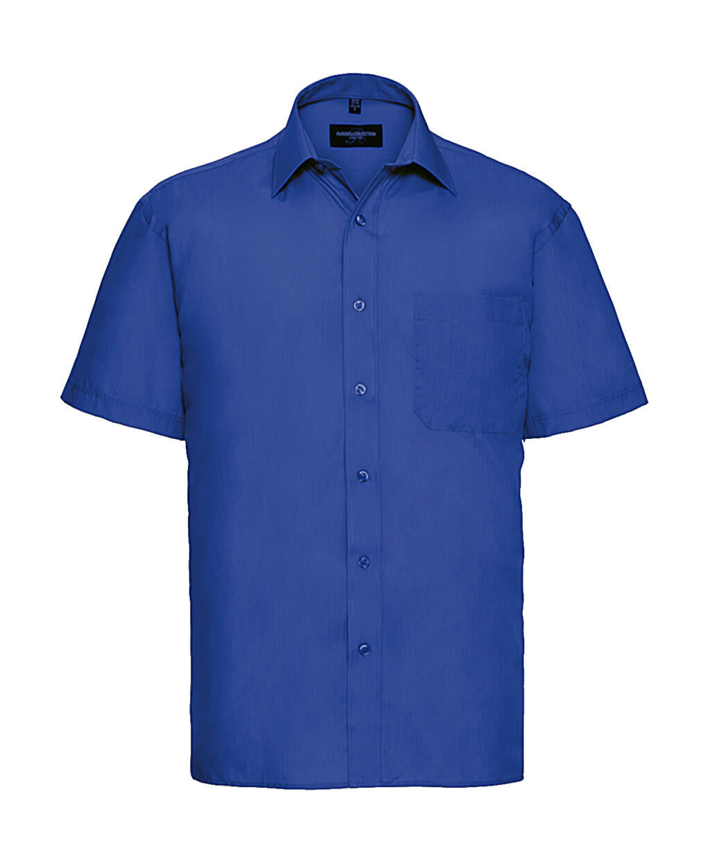 Poplin Shirt in Farbe Bright Royal